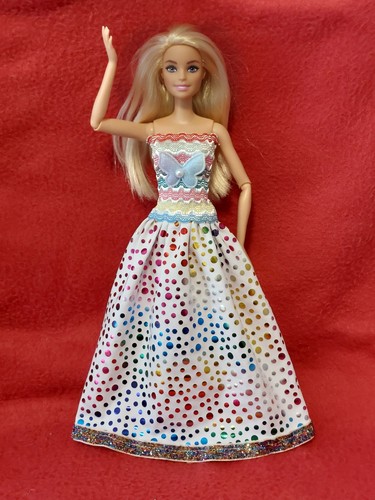 Barbie kleid bunt - barbie,