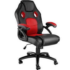 Bürostuhl Mike Gaming Sessel Zockersessel Computerstuhl schwarz/rot B-Ware