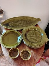 Fisch-Set aus 6 Tellern