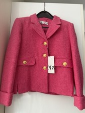 ZARA WOMAN BLAZER BOUCLE S