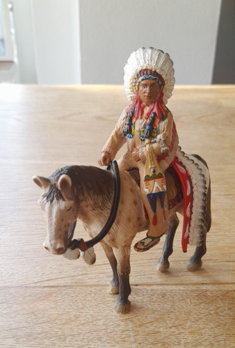 Schleichpferd mit indianer - mit,
