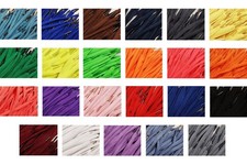 Ovale Schnürsenkel 1 Paar 7 mm breit Länge 110 cm in 21 Farben Sneaker Polyester