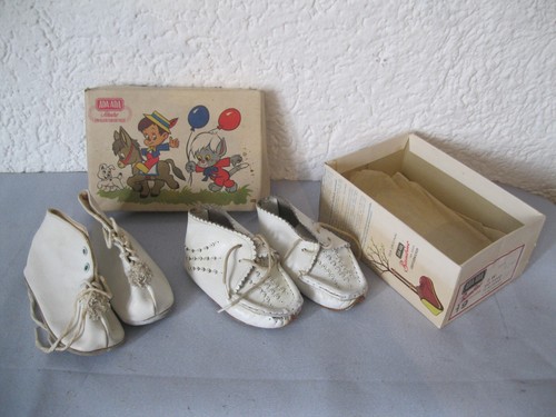 Paar alte babyschuhe - paar,
