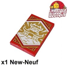 Lego 1x Fliese verziert 2x3