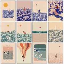 Minimalistische Wasserwelt