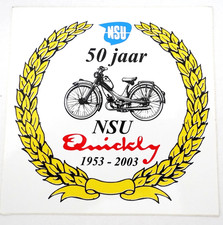 Werbe-Aufkleber NSU Quickly 50