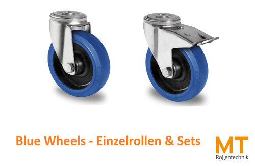 Blue wheels schwerlastrolle - blue,