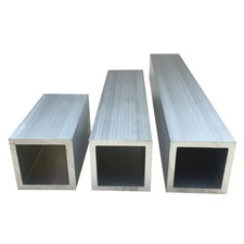 Alu Vierkantrohr Aluminium