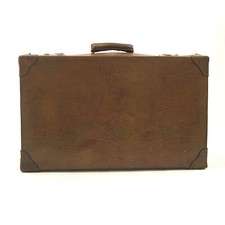 ALTER LEDERKOFFER, Reiskoffer, mittelbraun, 2 Schlüssel, 20er/30er Jahre