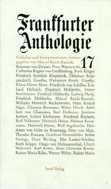 Frankfurter anthologie - frankfurter,