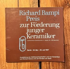 Richard Bampi Preis Förderung junger Keramiker Berlin 1987 Jan Bontjes van Beek