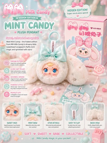 Milk candy mint - mm,