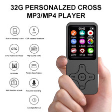 Bluetooth 32GB MP4/MP3 Player Lossless Musikspieler FM Radio Recorder Tragbar