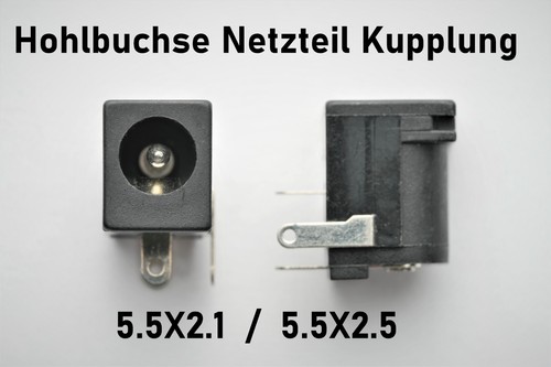Anschluß hohlstecker - dc,