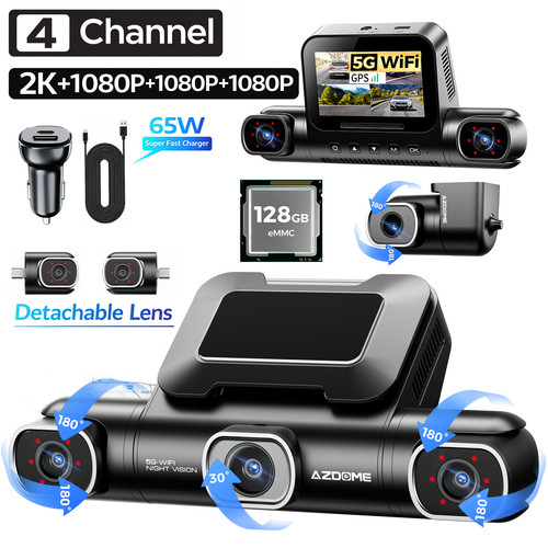 Azdome 4ch 360 - 4ch, 360°