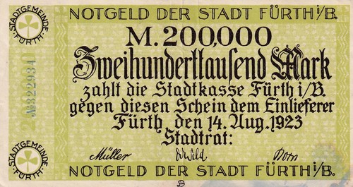 Fürth stadt 200 tausend - stadt,