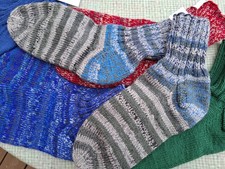 selbstgestrickte Socken # 43-44 Neu Selbstgestricktes Stricksocken Handarbeit