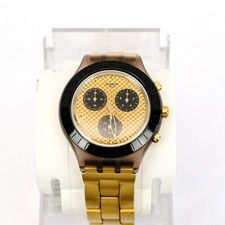 Swatch Irony Diaphane Chrono 2012 - SVCM4010AG - Desert Sands - NEU 