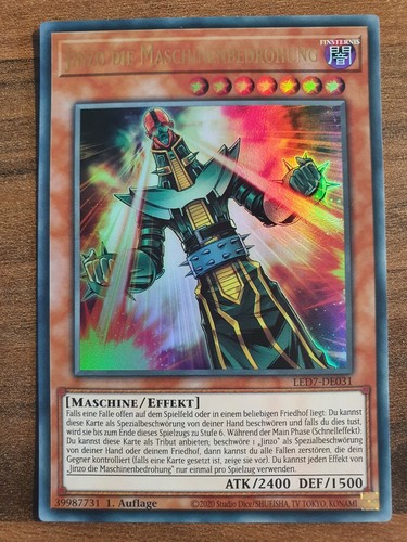 Led7 de031 jinzo die - yu-gi-oh!,