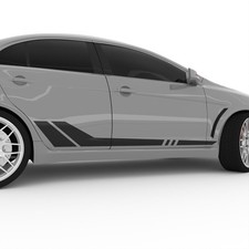 Vinyl Seitenstreifen | 150 cm