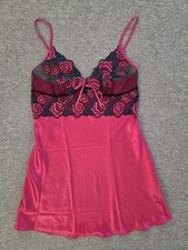 Negligè Nachthemd pink Satin