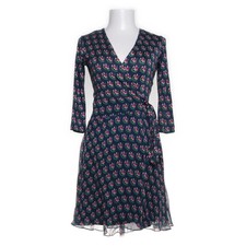 Diane von Furstenberg, Wickelkleid, Größe: 30, Blau/Mehrfarbig #FfZ