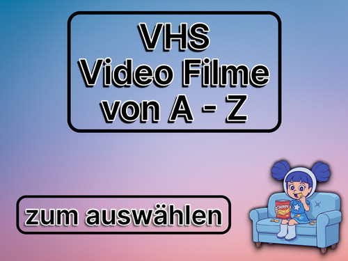 Vhs video filme serien - vhs,