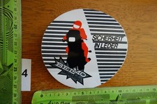 Alter Aufkleber Motorrad Motorsport Kleidung BELMO design Sicherheit in Leder
