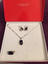 QVC ELLE Sterling Silber 3tlg