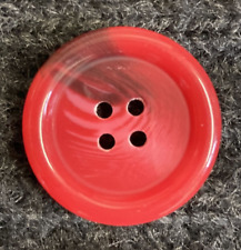 Knöpfe Hornoptik Rot /