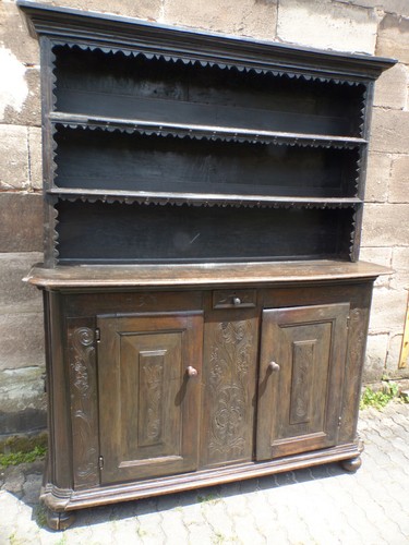 Barock geschirrschrank mit - barock,