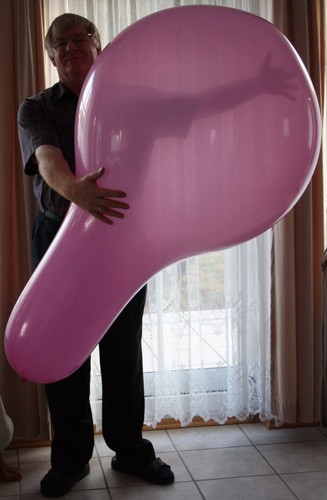 Riesen latex luftballon - ca., 80