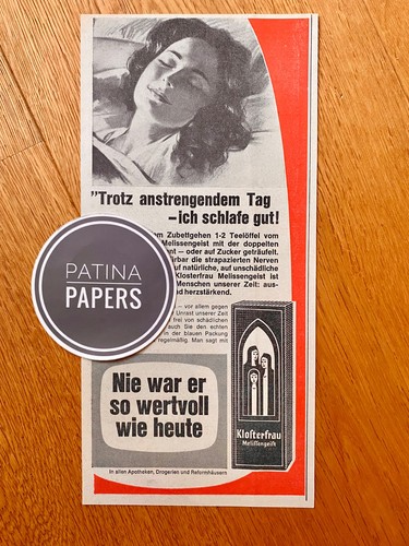 1964 klosterfrau melissengeist - klosterfrau,