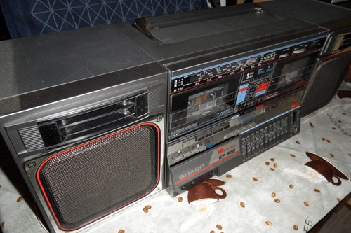 Sharp 800h ghettoblaster - sharp, gf-800h