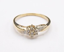 Blüte brillant diamant ring - brillant,