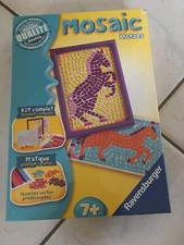 Ravensburger Mosaic Horses, 2 Mosaik Bilder Pferde + Rahmen, basteln *NEU+OVP*