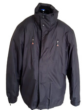 Herrendoppeljacke, XL, schwarz, Globetrotter, warm gefüttert, mit Kap., gebr.