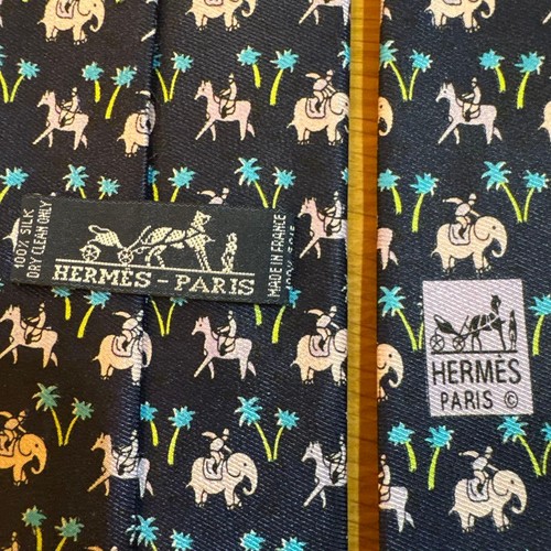 Hermes paris krawatte elefant - hermes,
