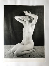 Aktfoto, weiblicher Akt, Fotografie von Horst Saling um 1950, Nude, Akt, Bild 7