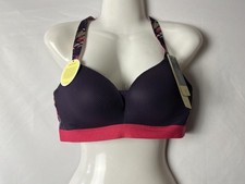 Sport BH lila und gemustert