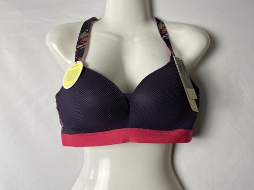 Sport lila und - bh, gemustert