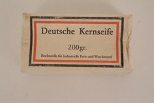 Deutsche Kernseife Wehrmacht 2.WWK Soldaten Reichsstelle Gruß aus der Heimat OVP