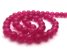 Jade fuchsia 8mm perlen kugeln - 8mm,