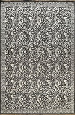 Gemüse Färbemittel Blumenmuster Versace Orientalisch Teppich 9x12 Wolle/Seide