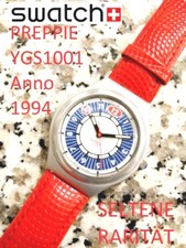 1A Vintage SWATCH IRONY-BIG PREPPIE YGS1001 Anno 1994 ALU HOMME WATCH Armbanduhr