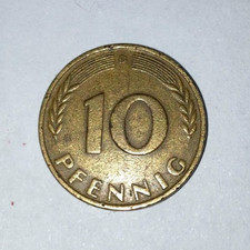 10 pfennig Münze BRD 1950 - D