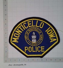Iowa -Monticello Police