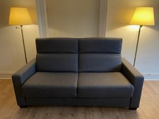 Graues Musterring Schlafsofa