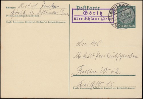 Landpost göritz über schlawe - göritz,