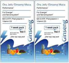 Original Jelly Gel 2 wochenende-pack 14 Ginseng Maca SCHNELLER VERSAND MIT DHL